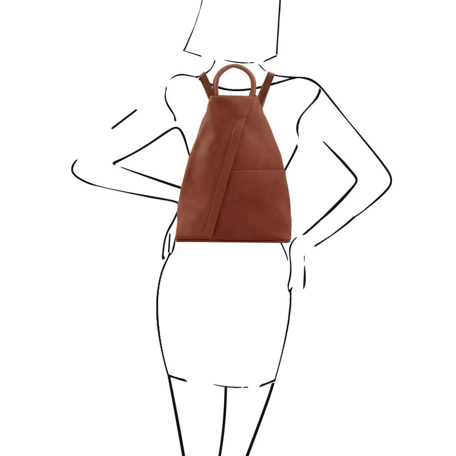 Soft Leather Backpack