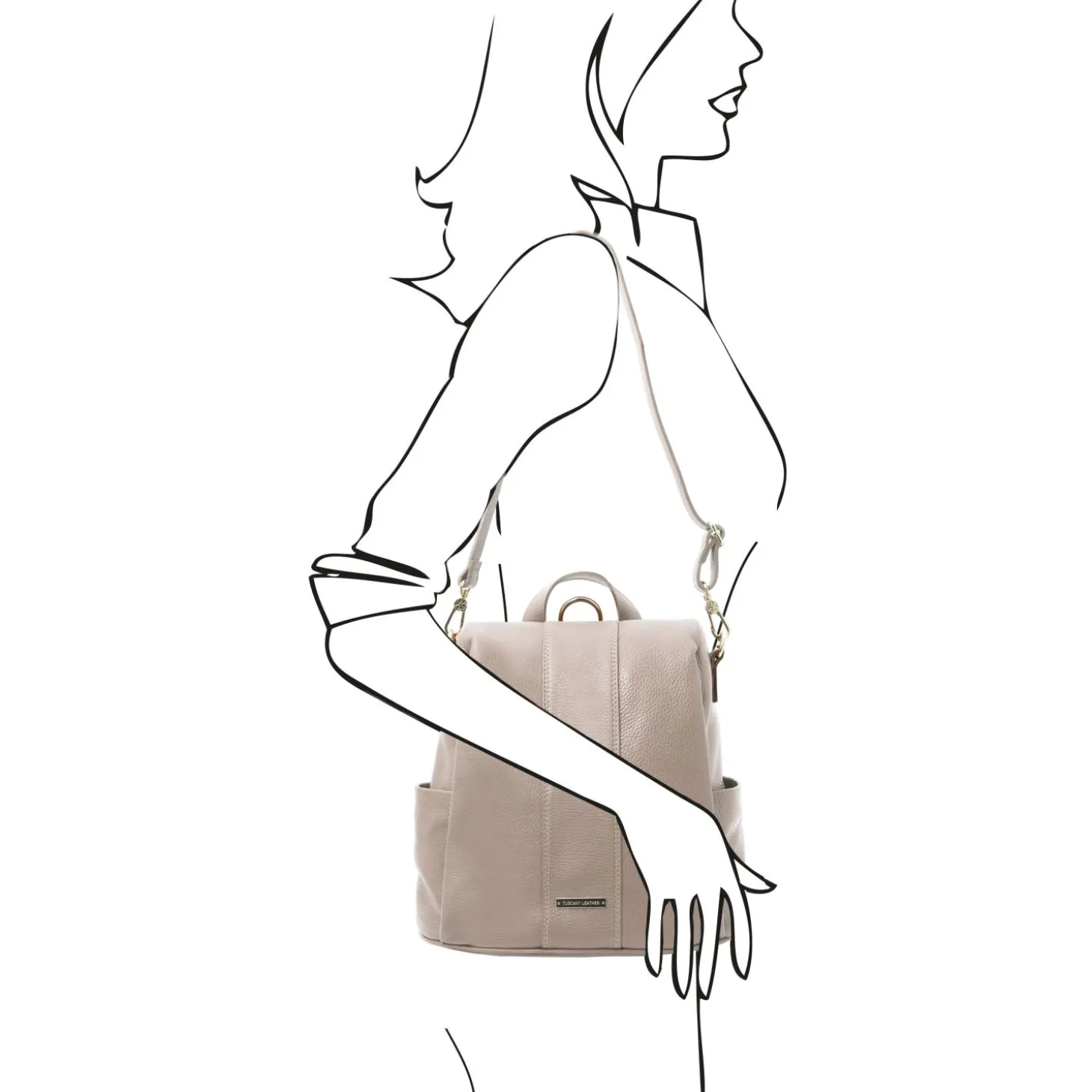 Soft Leather Backpack