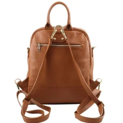 Soft Leather Backpack for Women