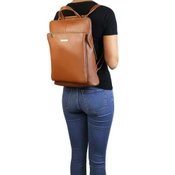 Soft Leather Backpack for Women