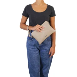Soft Leather Clutch