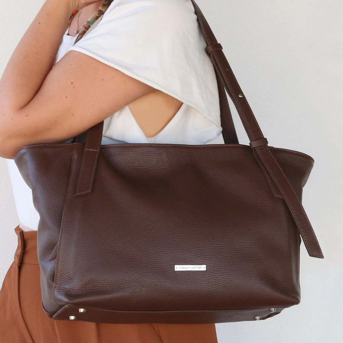 Soft Leather Shopping bag