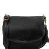 Soft Leather Shoulder bag With Tassel Detail