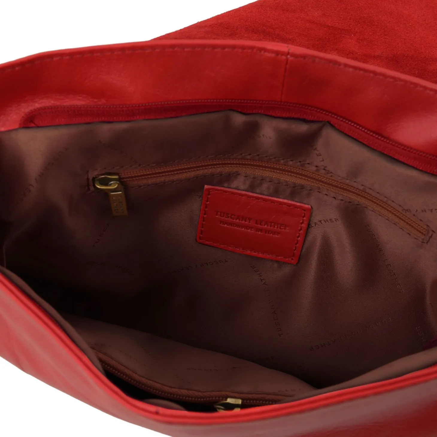 Soft Leather Shoulder bag With Tassel Detail