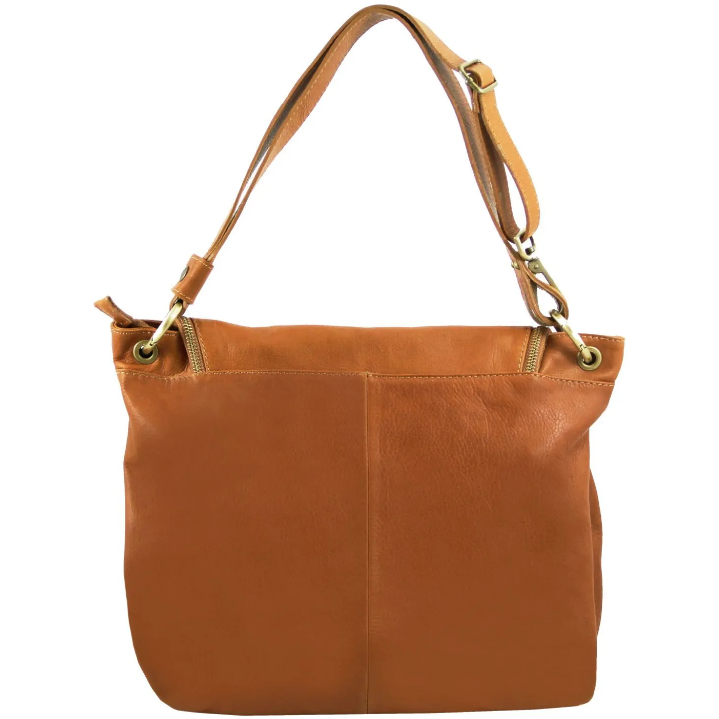 Soft Leather Shoulder bag With Tassel Detail