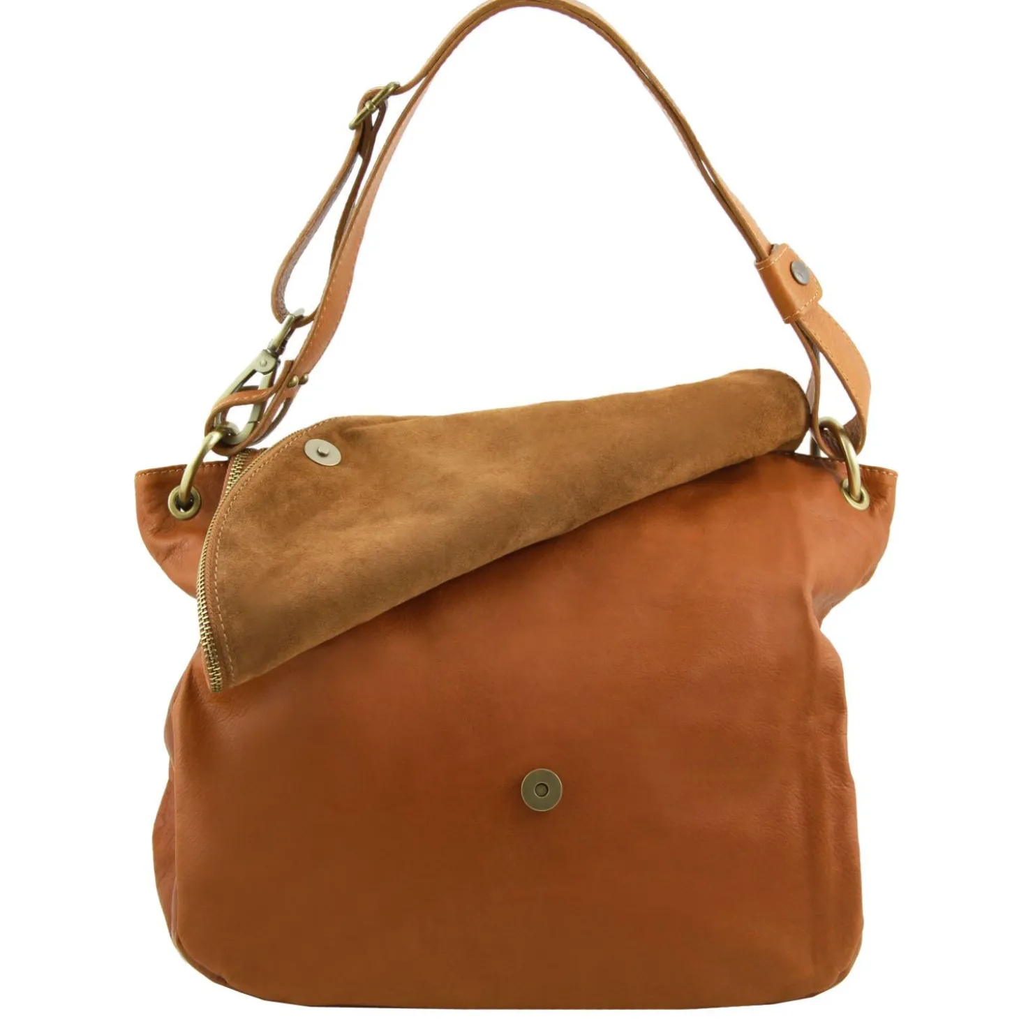 Soft Leather Shoulder bag With Tassel Detail