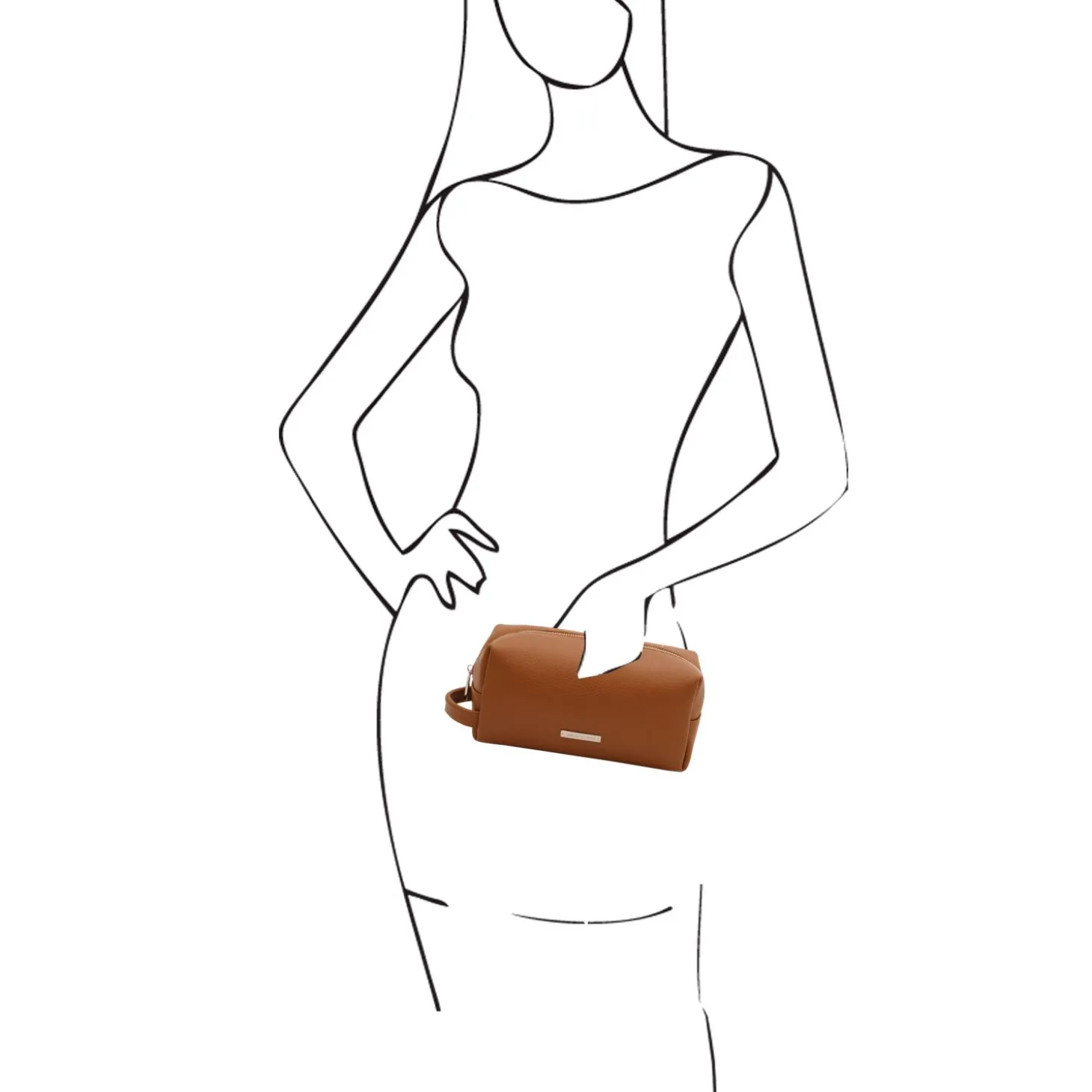 Soft Leather Toilet bag