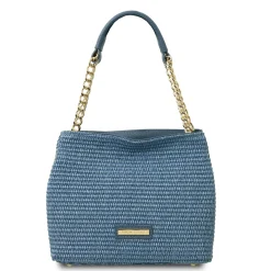 Straw Effect Bucket bag