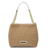 Straw Effect Bucket bag