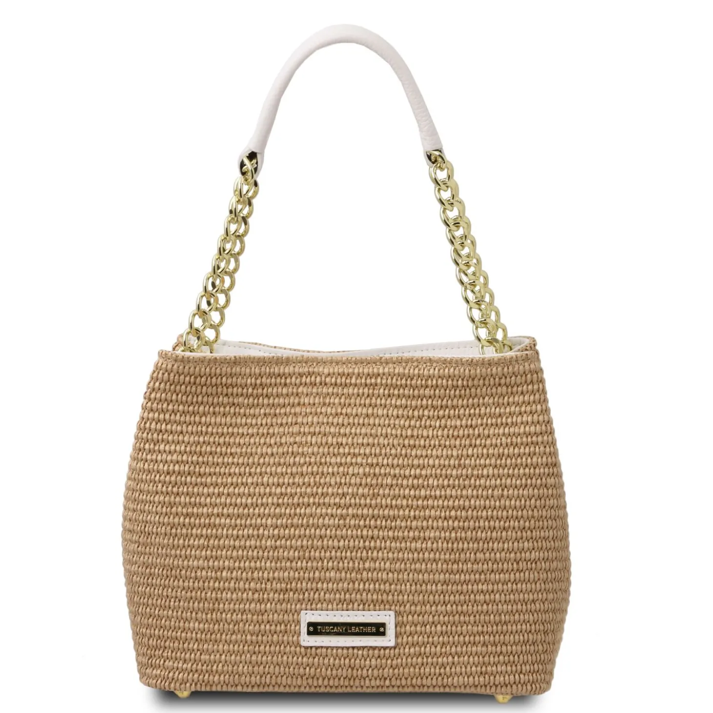 Straw Effect Bucket bag
