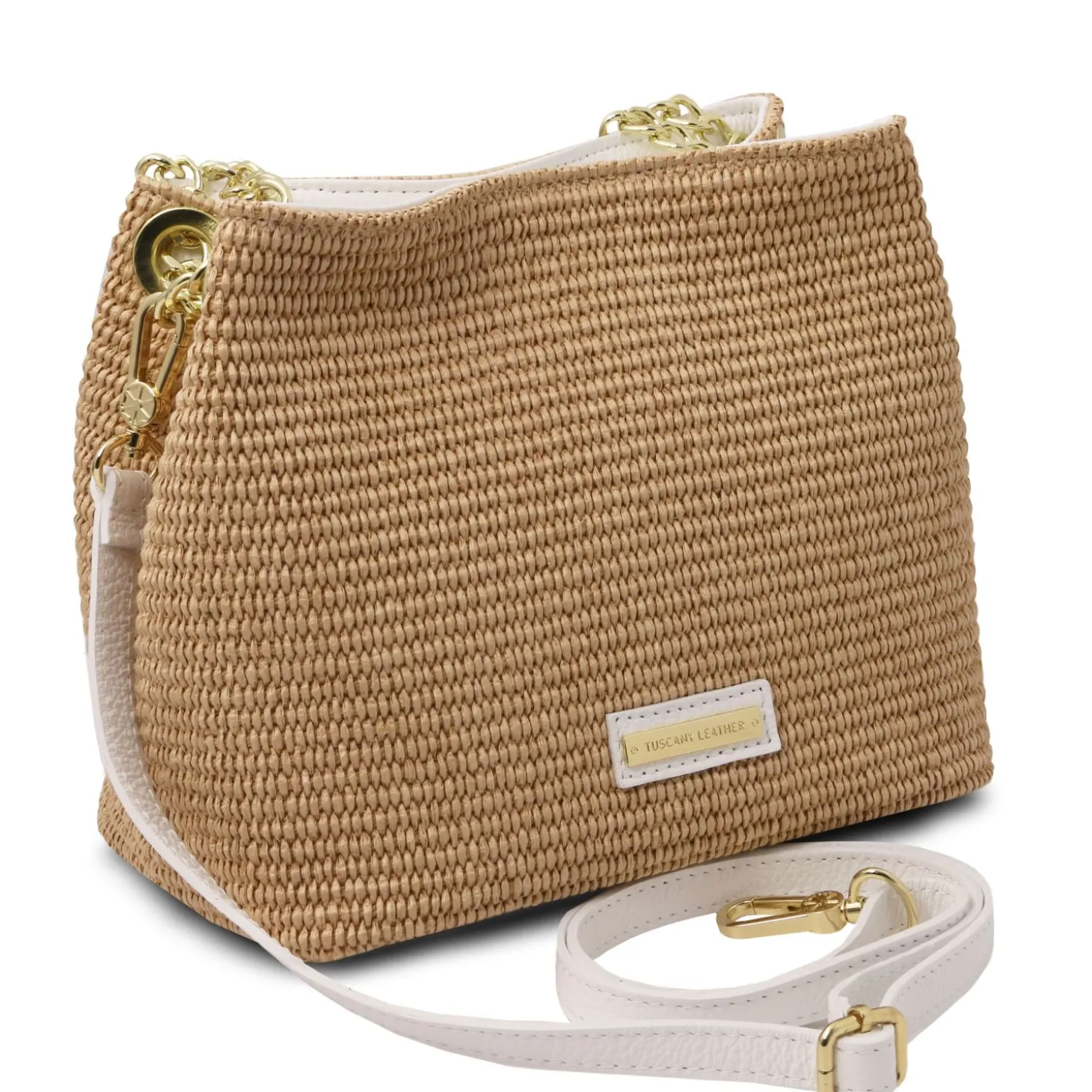 Straw Effect Bucket bag