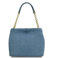 Straw Effect Bucket bag
