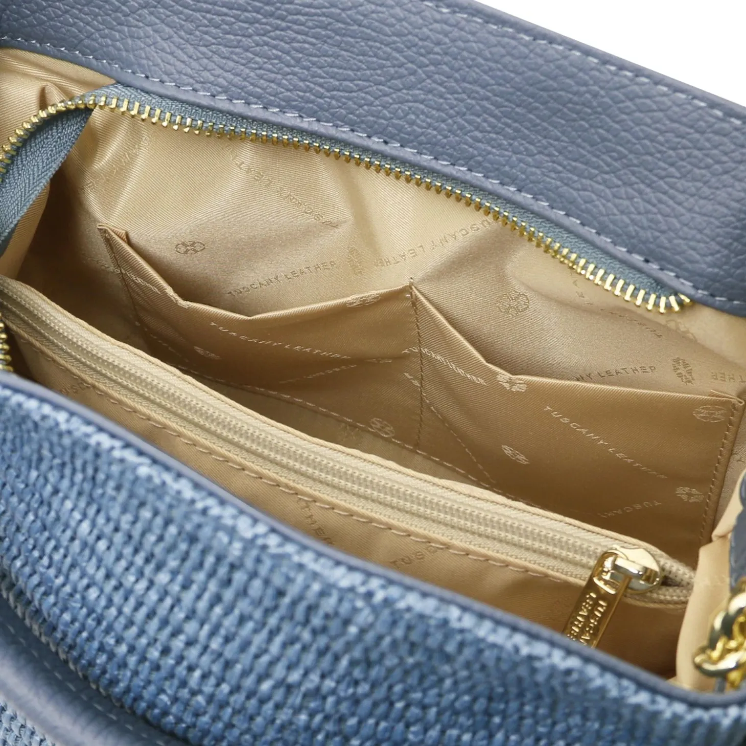 Straw Effect Bucket bag