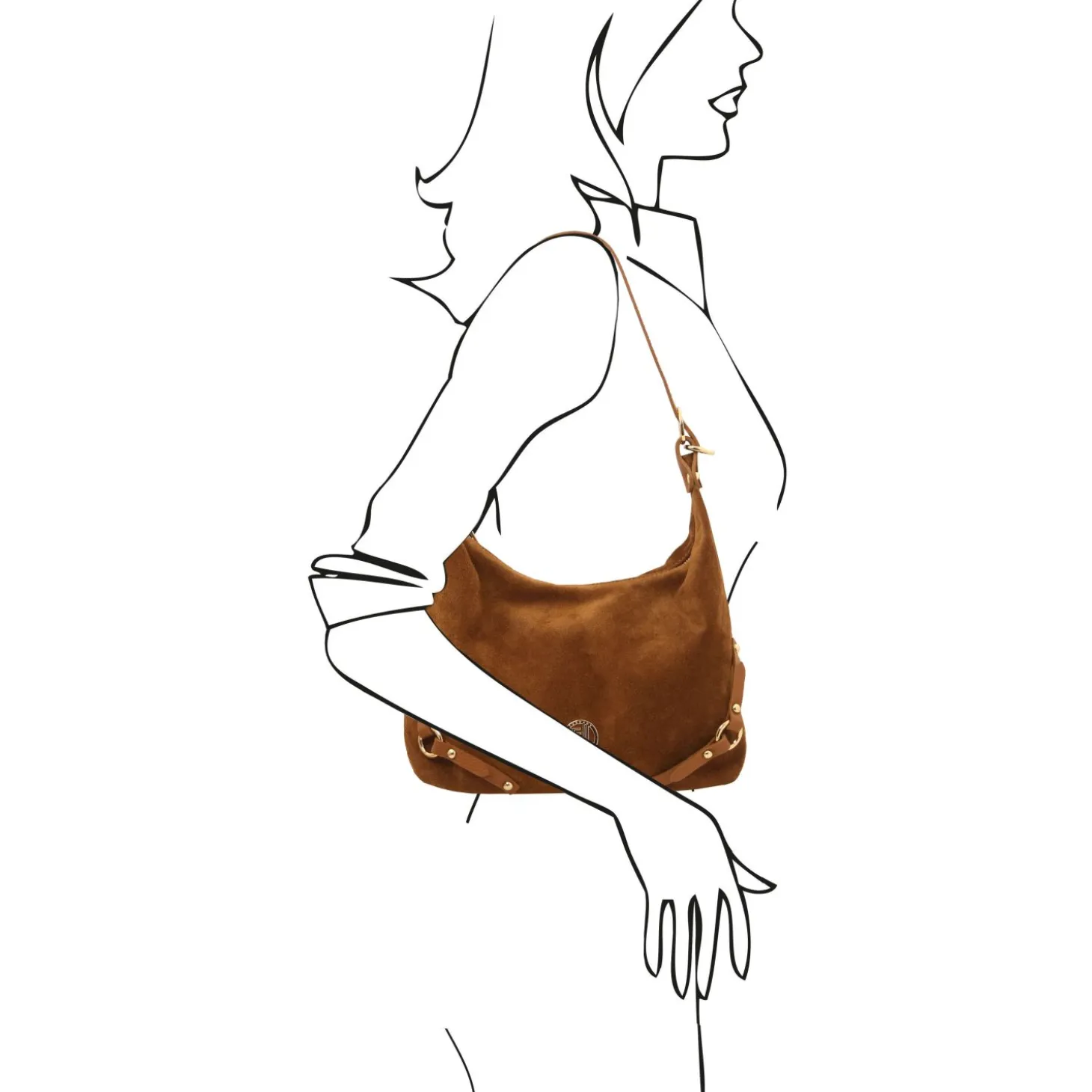 Suede Leather Shoulder bag