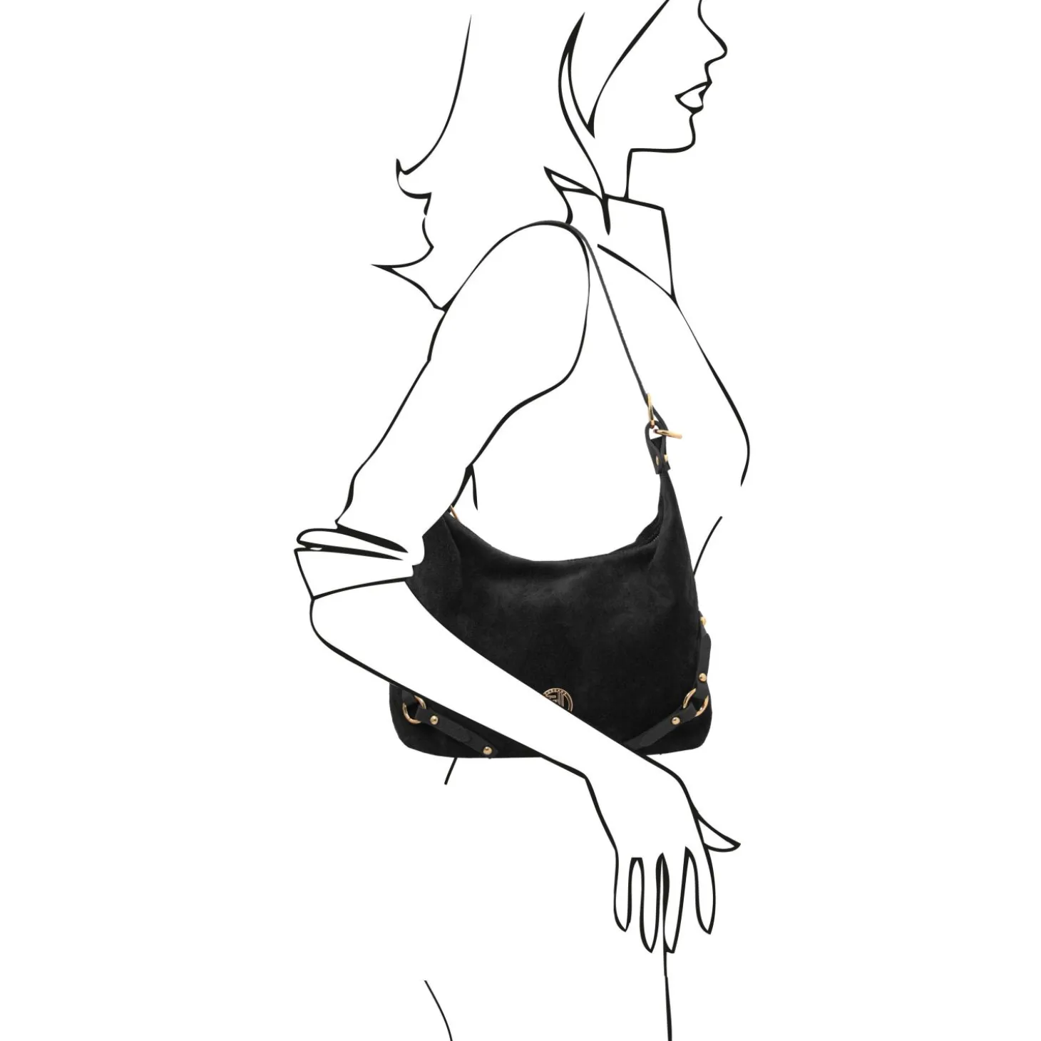 Suede Leather Shoulder bag