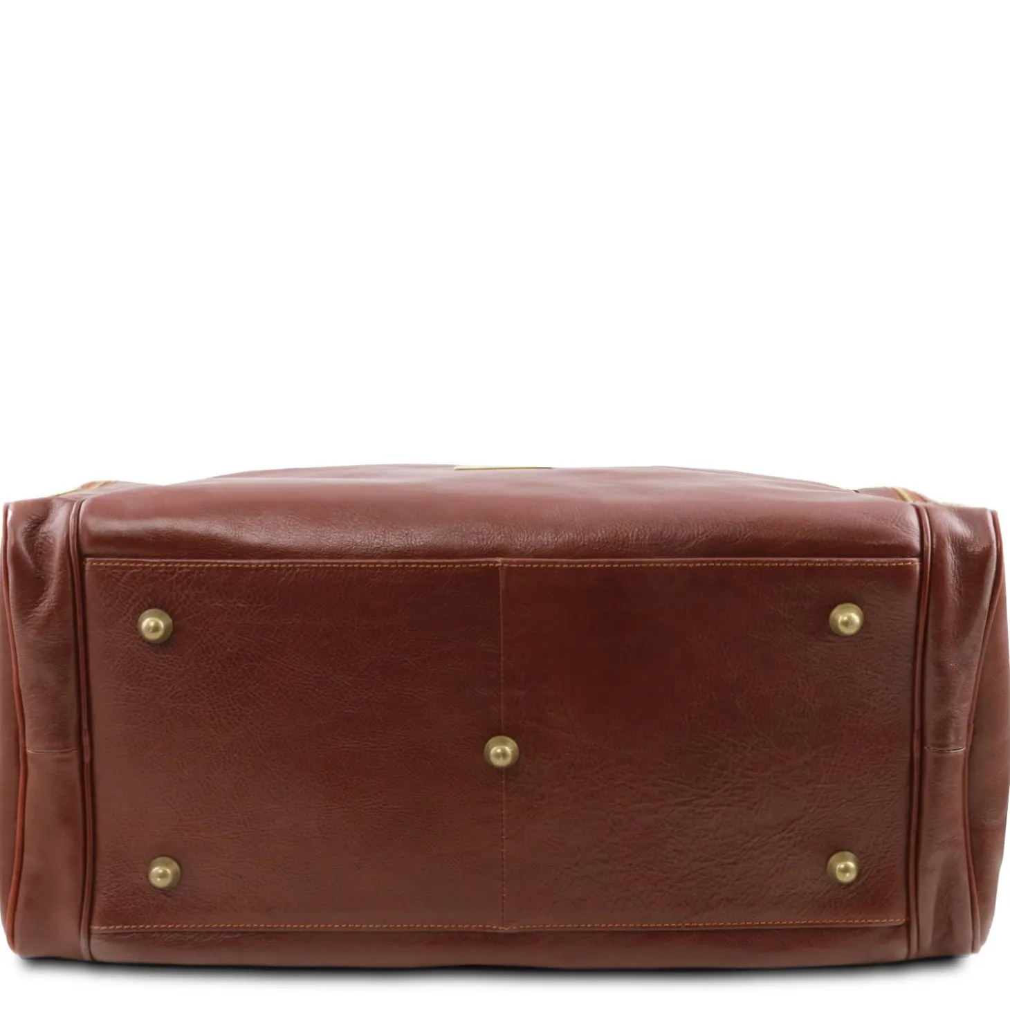 Travel Leather bag With Side Pockets