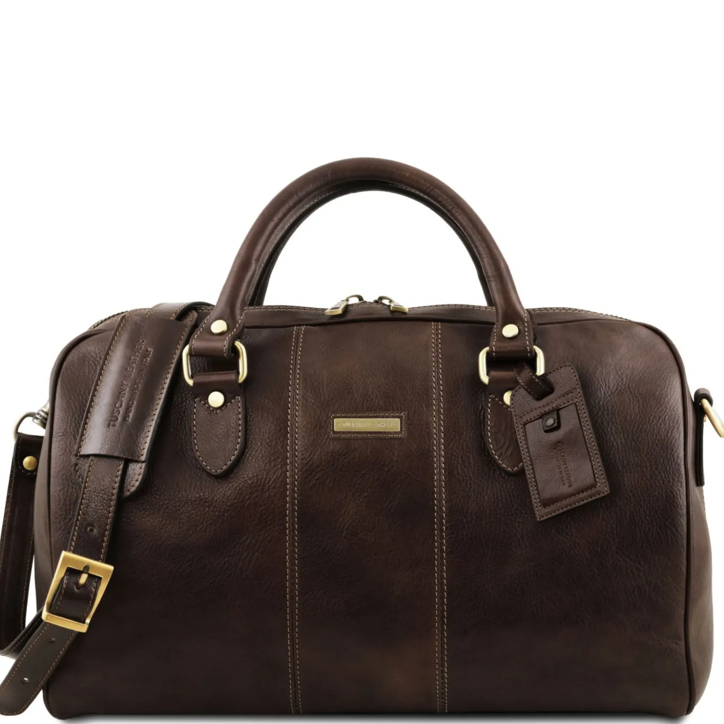 Travel Leather Duffle bag - Small Size