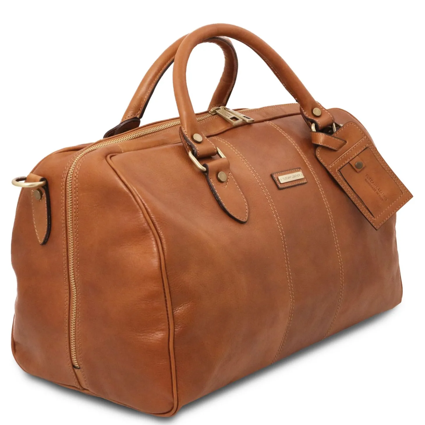 Travel Leather Duffle bag - Small Size