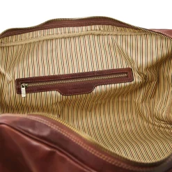 Travel Leather Duffle bag - Small Size
