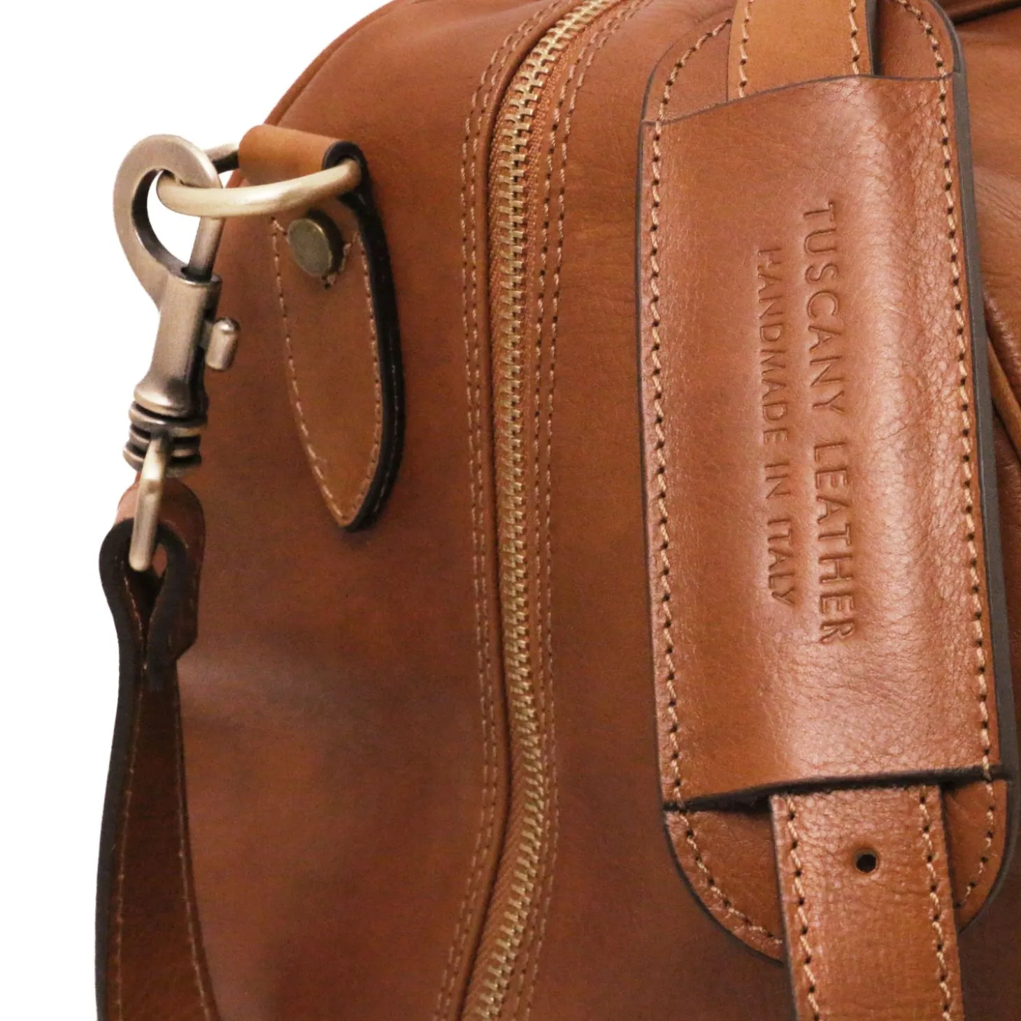 Travel Leather Duffle bag - Small Size
