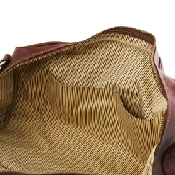 Travel Leather Duffle bag - Small Size