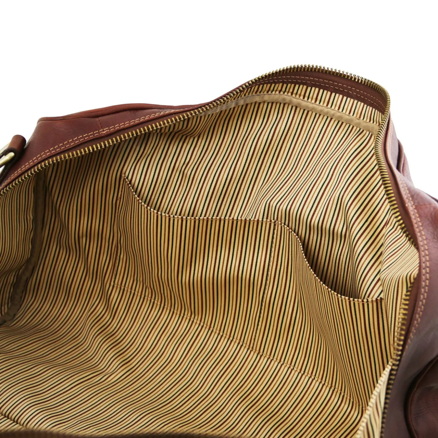 Travel Leather Duffle bag - Small Size