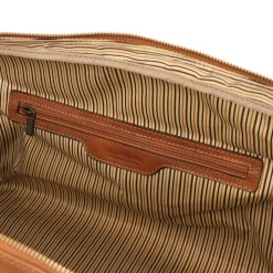 Travel Leather Duffle bag - Small Size