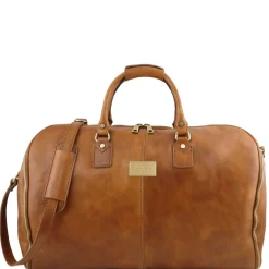 Travel Leather Duffle/Garment bag
