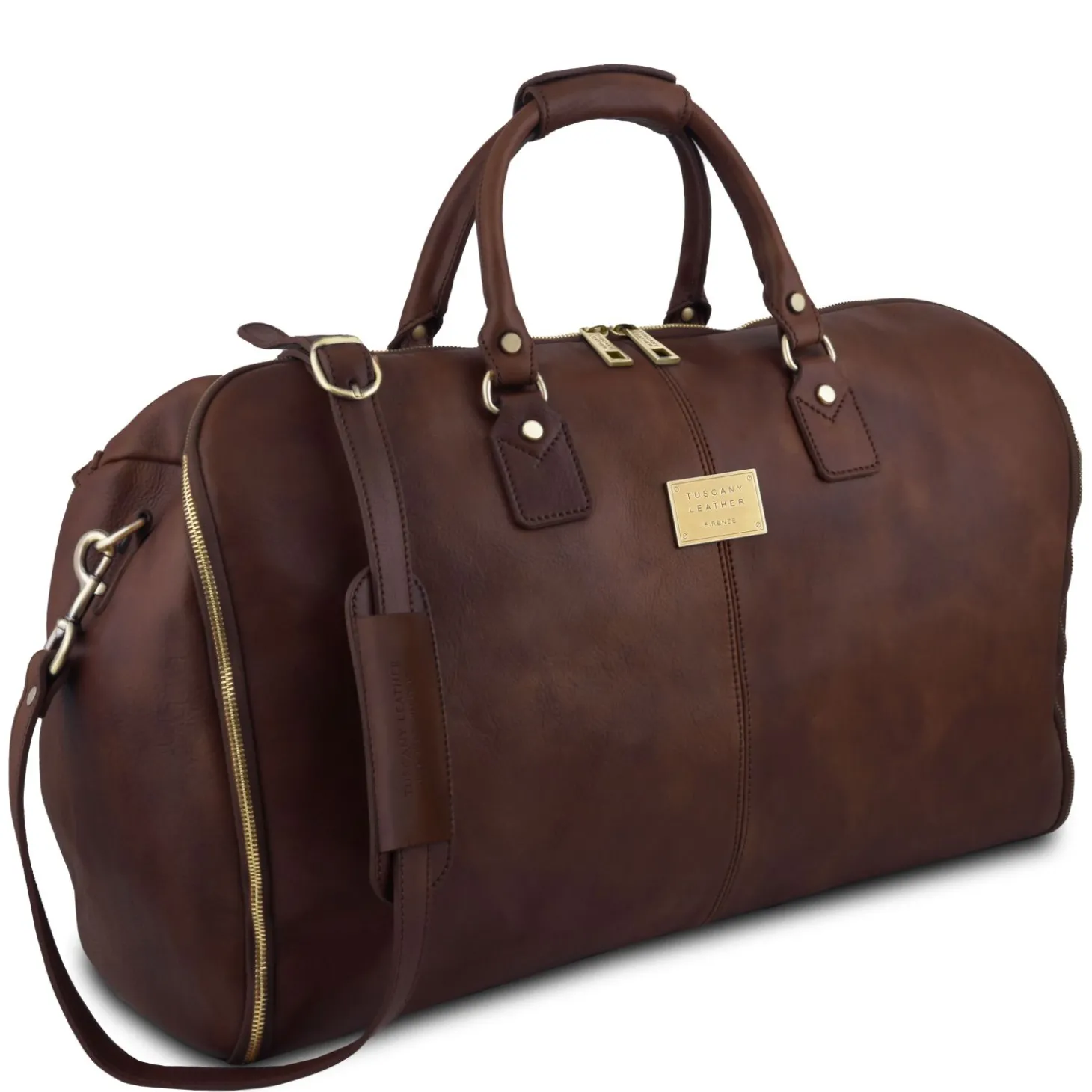 Travel Leather Duffle/Garment bag