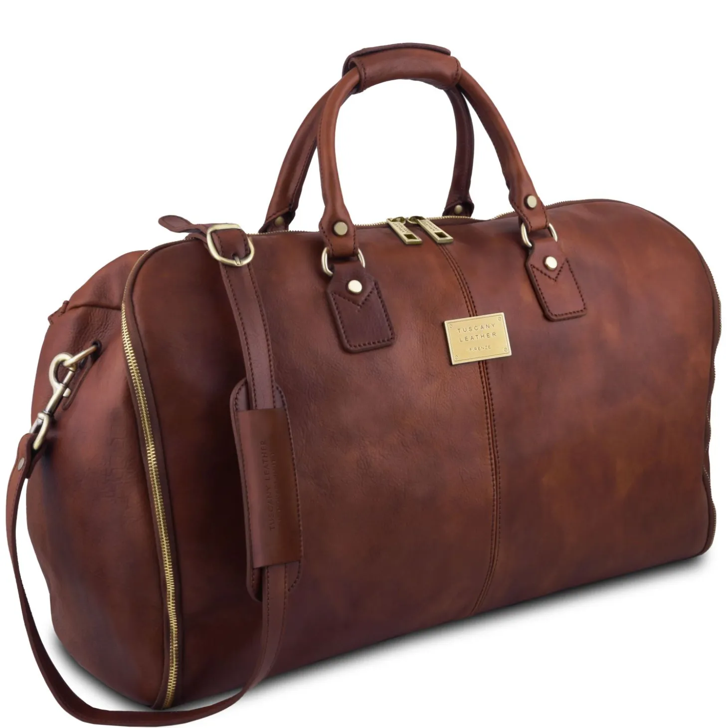 Travel Leather Duffle/Garment bag