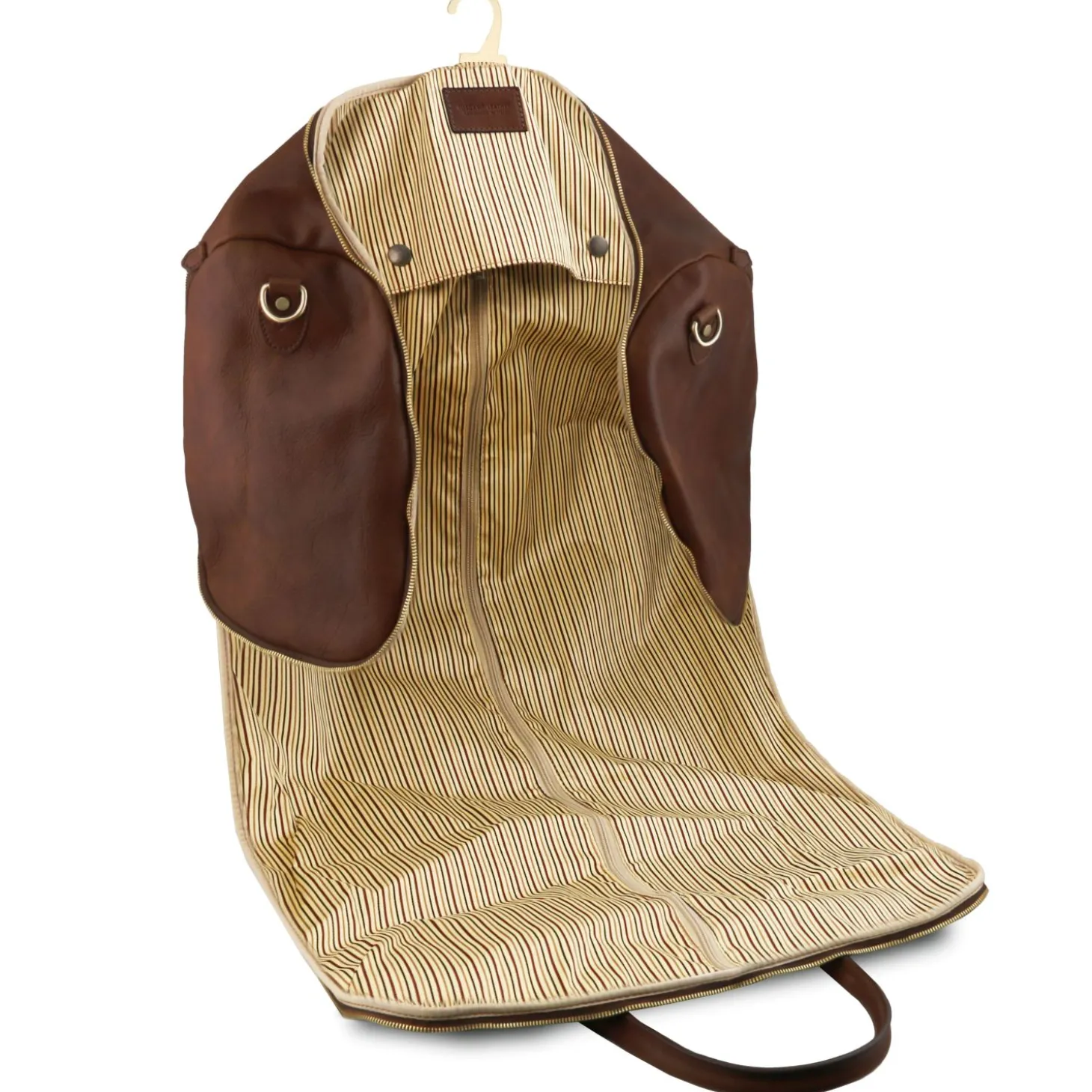 Travel Leather Duffle/Garment bag