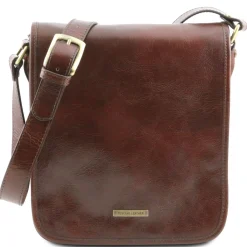 Two Compartments Leather Shoulder bag