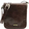 Two Compartments Leather Shoulder bag