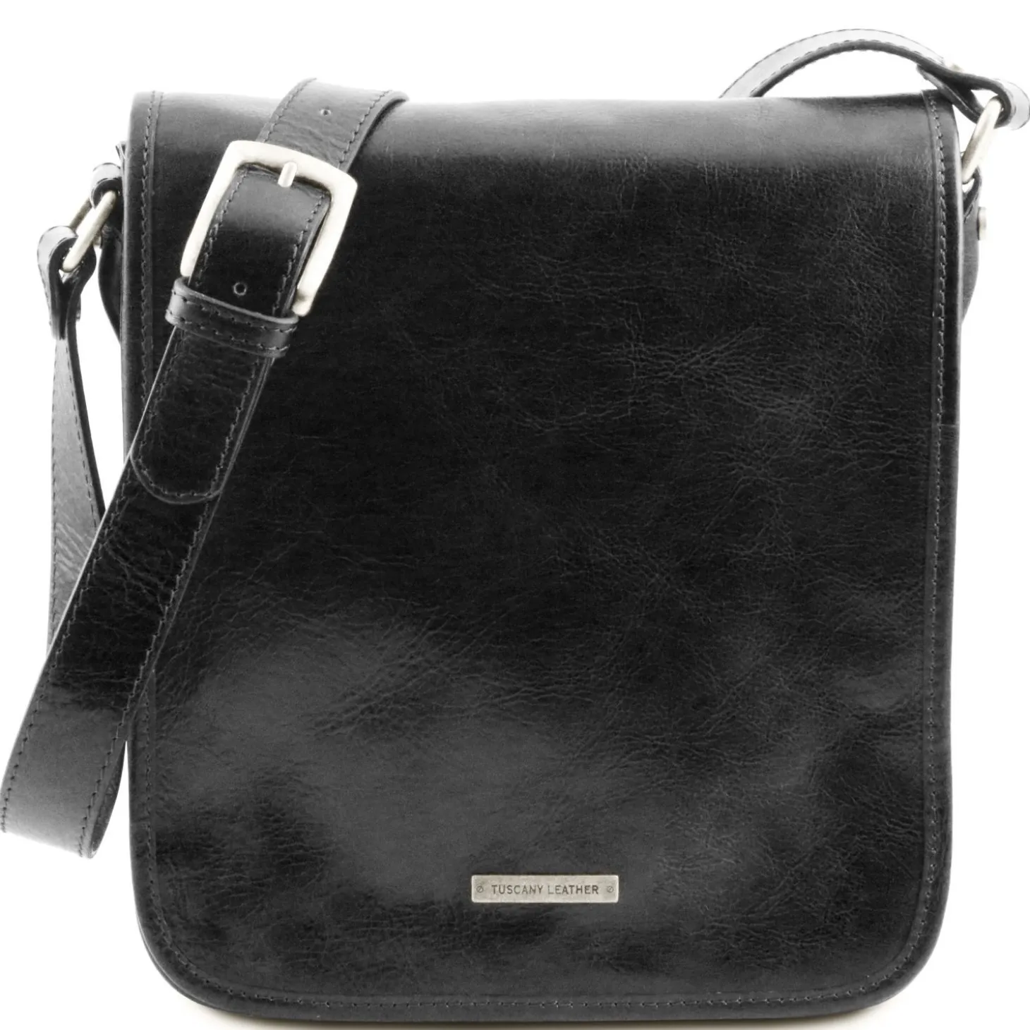 Two Compartments Leather Shoulder bag