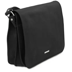 Two Compartments Leather Shoulder bag - Large Size