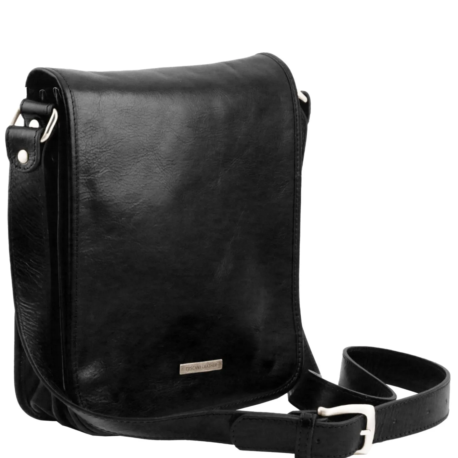 Two Compartments Leather Shoulder bag