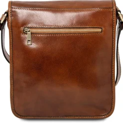 Two Compartments Leather Shoulder bag