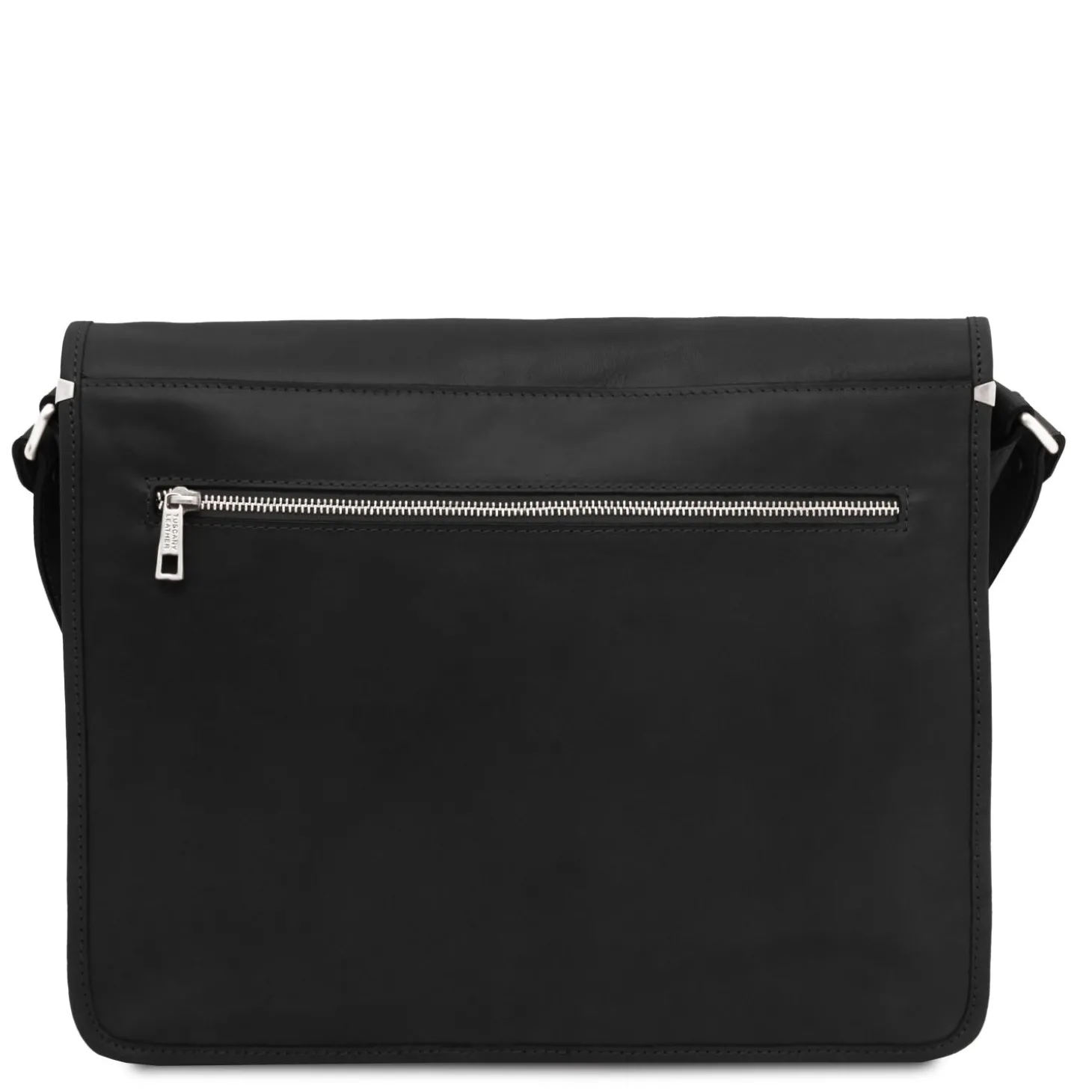 Two Compartments Leather Shoulder bag - Large Size