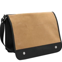 Two Compartments Leather Shoulder bag - Large Size