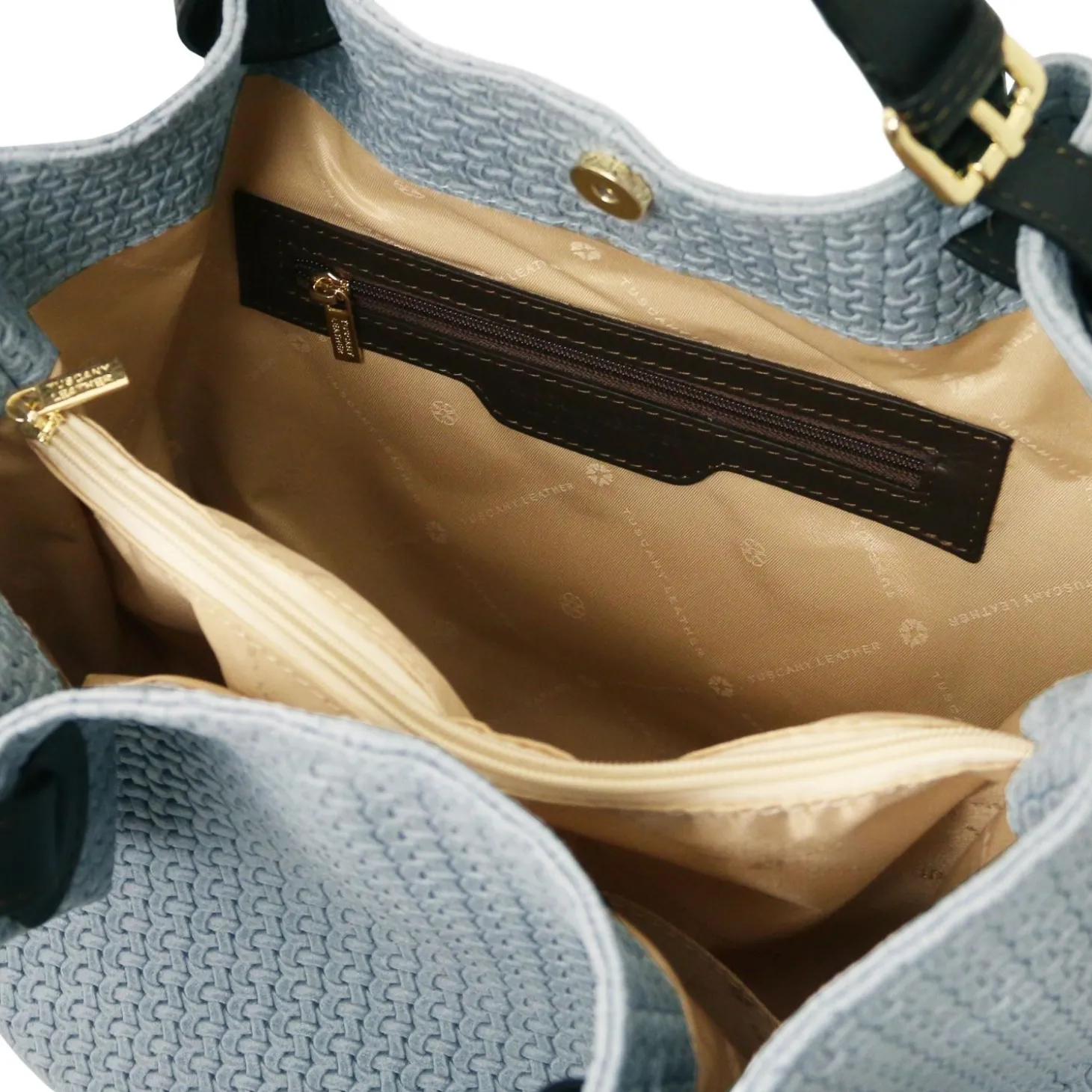 Woven Printed Leather Shopping bag
